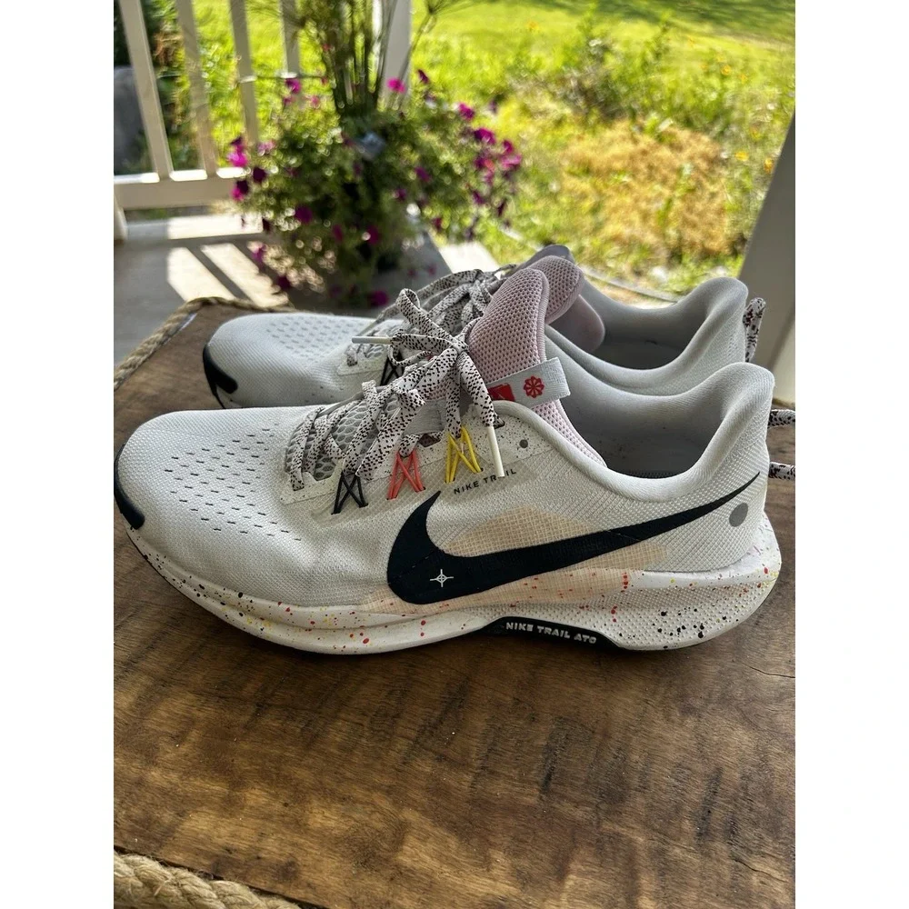 Nike Pegasus Trail 5 Mens 11 DV3864-102 White Black Trail Running Shoes